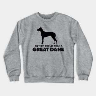 Great Dane Harlequin Great Danes Black and Fawn Great Danes Pattern in Red Crewneck Sweatshirt